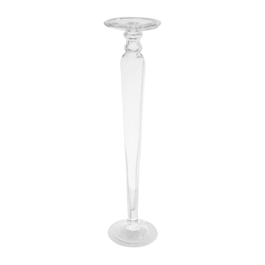 Glas Kerzenständer 1-armig gross